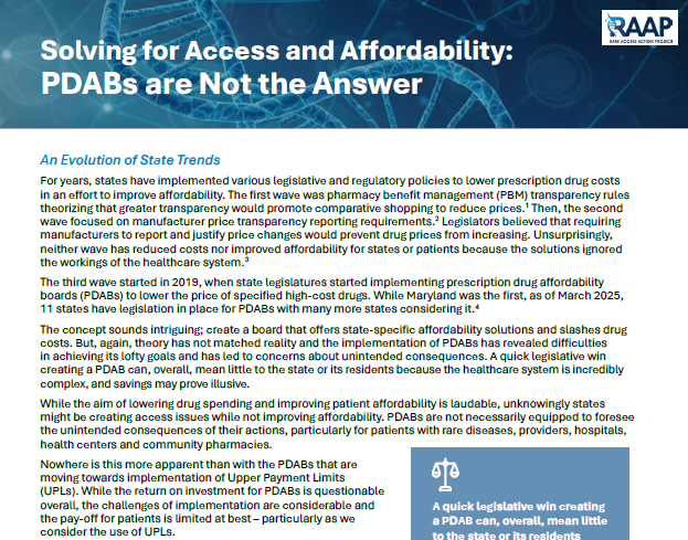 Solving for Access and Affordability: 
PDABs are not the Answer